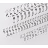 Anneaux métalliques 23 boucles 32.0 mm - ARGENT BRILLANT - (Bte 30)