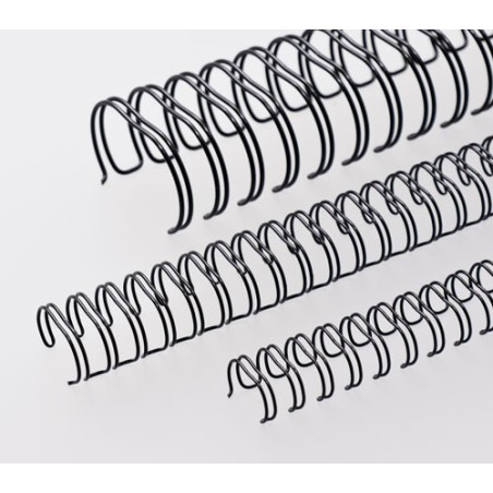Anneaux métalliques 23 boucles 32.0 mm - NOIR (Bte 30)