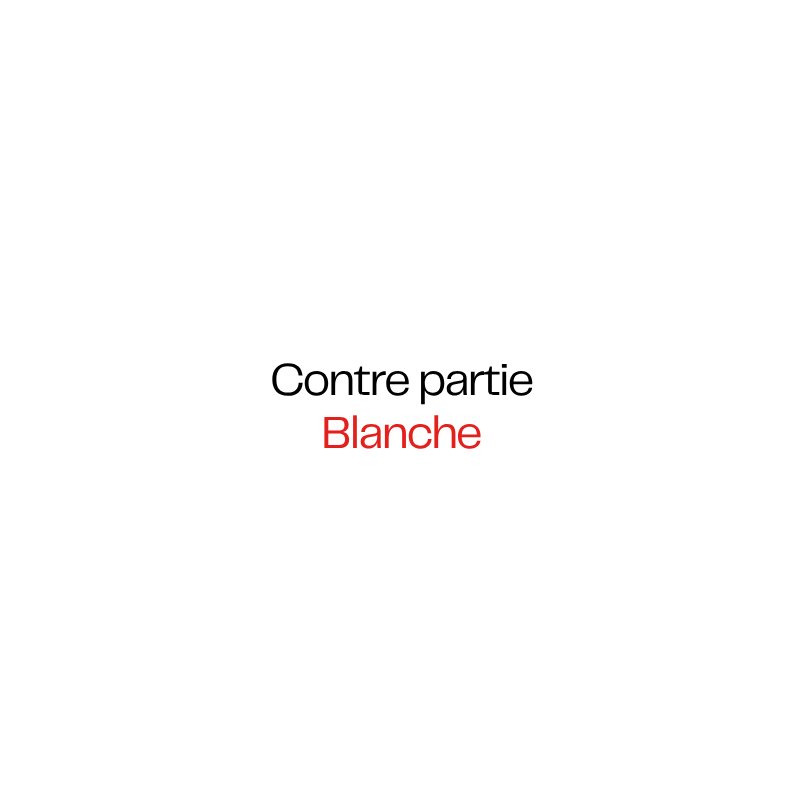 Contre partie Blanche