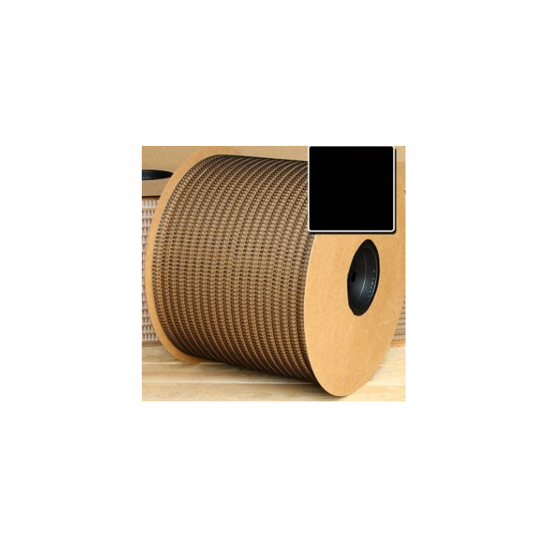 BOBINE Anneaux métalliques Pas 3:1 Ø 8.0mm - NOIR