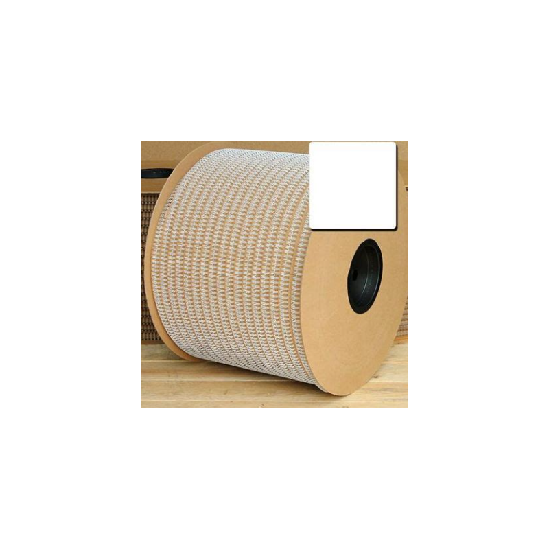 BOBINE Anneaux métalliques Pas 3:1 Ø 8.0mm - BLANC