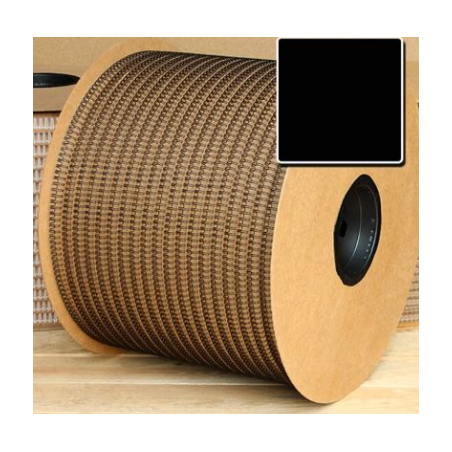 BOBINE Anneaux métalliques Pas 3:1 Ø 14,3mm - NOIR