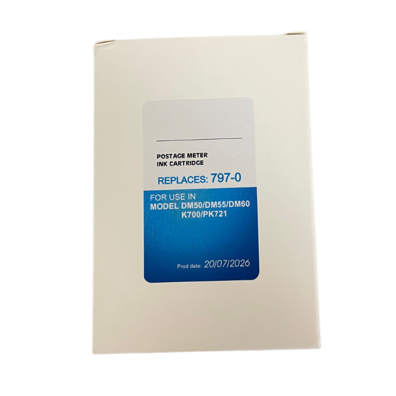 Cartouche d'encre bleu pour DM50, DM50i, D55, DM55i